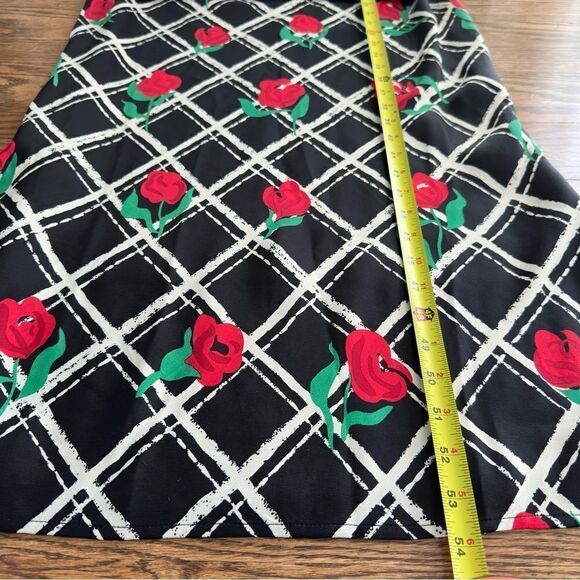 Anthropologie‎ The Elyse Slip Dress Trellis Rose Pattern Women’s Size S - Picture 6 of 7